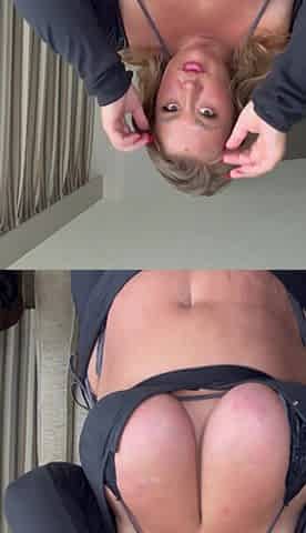 Blonde BBW MILF Fat Tits Belly