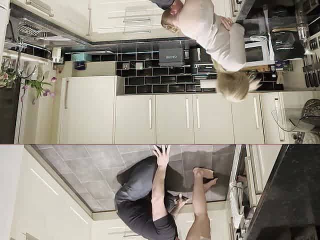 Freeuse anytime wife screwed in the kitchen