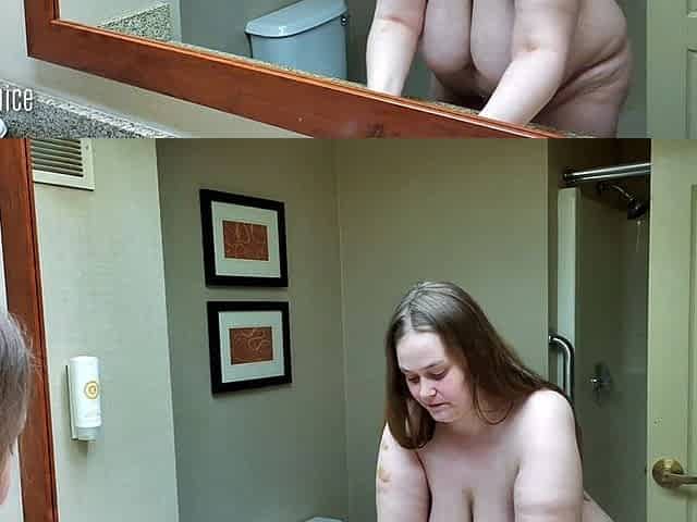 Big Titty BBW Toothbrush Breast Worship Starring Erica Jane