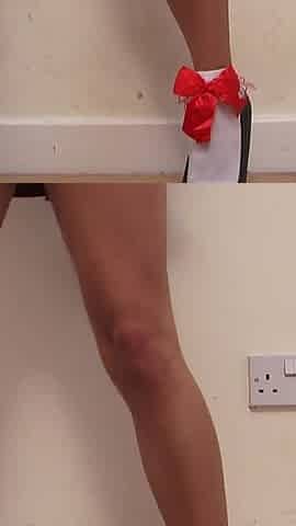 Horny Brunette Love Nerds but Loves Playig with Her Red Dildo Even More