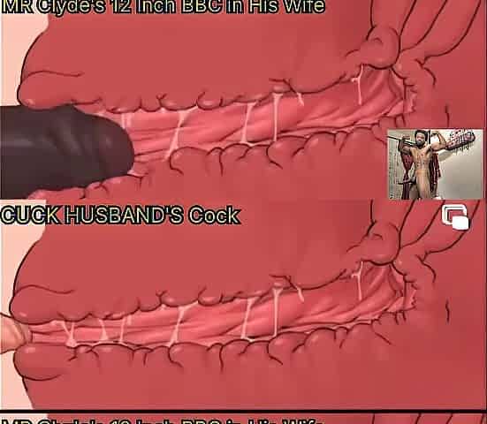 Mr Clyde's 12 Inch BBC Vs Cuckold Husbands Penis
