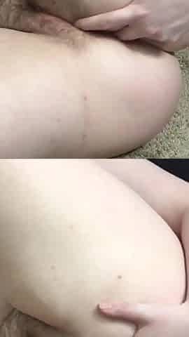 Big tit BBW anal masturbation