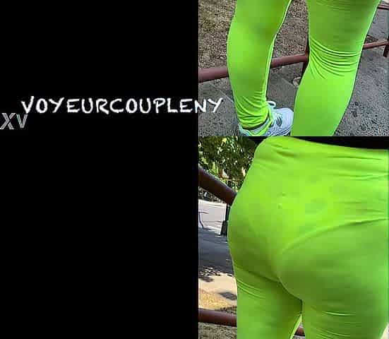 Watch throughout yellow leggings with polka dot pants
