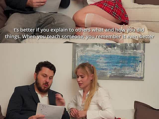 Schoolgirl Came for English Lesson but Got Anal Training Instead