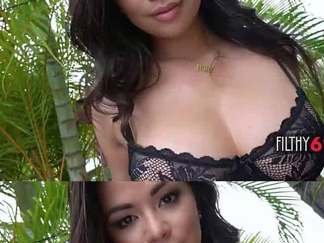 Breasty oriental mother i'd like to fuck a bit of ass with ebony chap