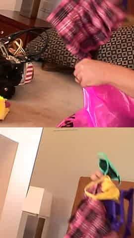Brunette teen gets pounded by older dude