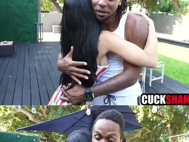 Cuckold spouse invites ebony ally to screw his wife
