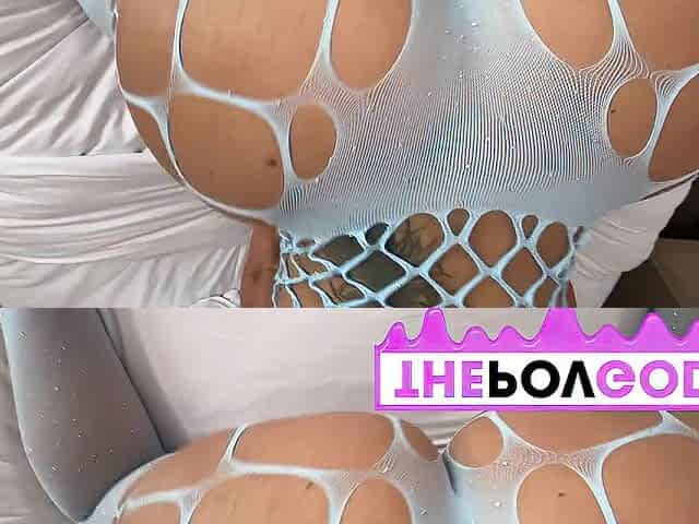Large booty and titty honey Jenna Starr took my nut like a banging champ.