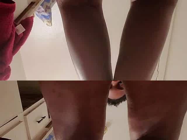 Bang myself precious after a shower!