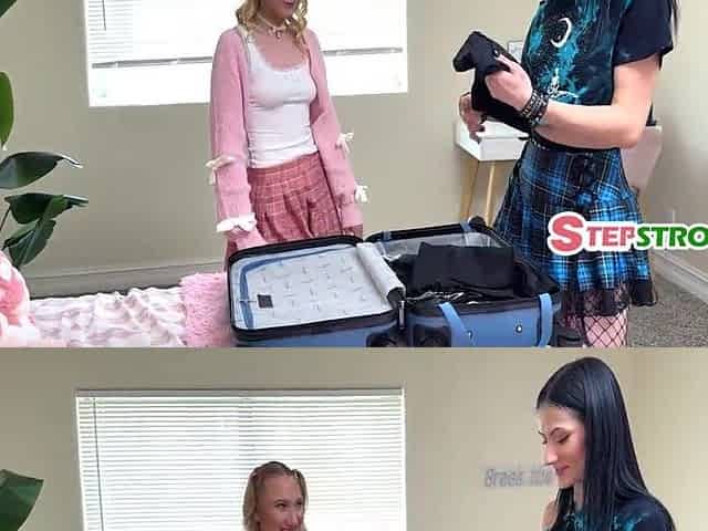 Corrupting Teens (Stepdaughter & Stepniece Try To Entice Me With Latex Body Suits)