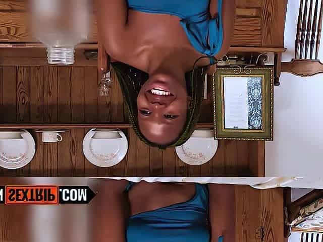 Tiny 18yo Black Taut Snatch Stretched By BWC Tourist In Interracial Bang