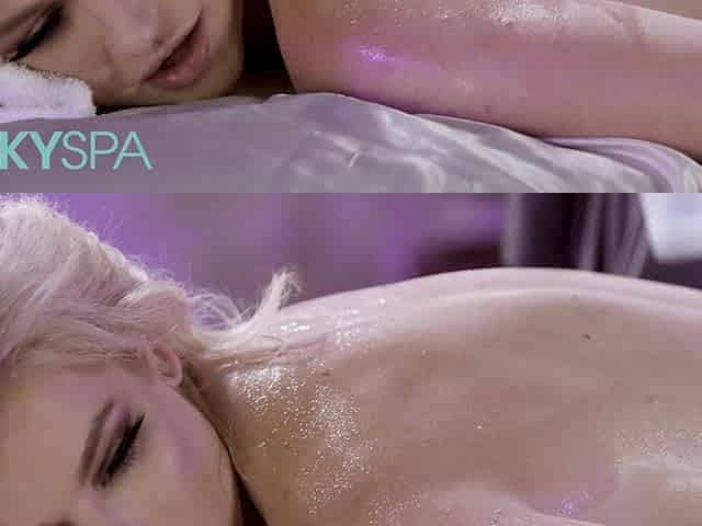 KINKY SPA - Hyley Winters Surrenders To A Massage And A Fleshly Pounding From Her Hung Masseur