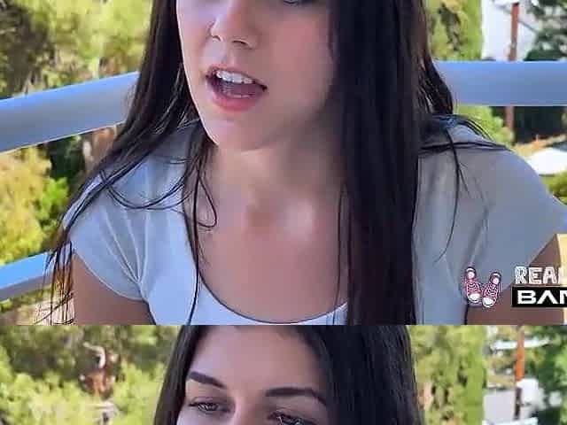Fuck! Real Teens - Public Weenie Riding WIth A Creamy Facial Ending Featuring Lily Winters