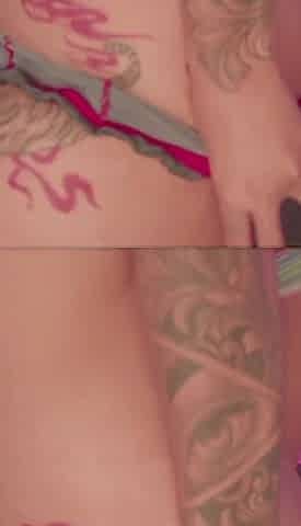 Latina with Big Ass Masturbates with an Anal Plug in Ass