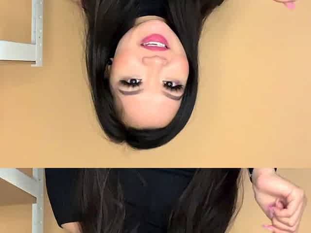 Cute amateur webcam teen girl toying pussy on webcam