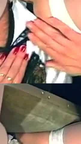 Horny MILF Spread Wide and Fingered to Dripping Ecstasy