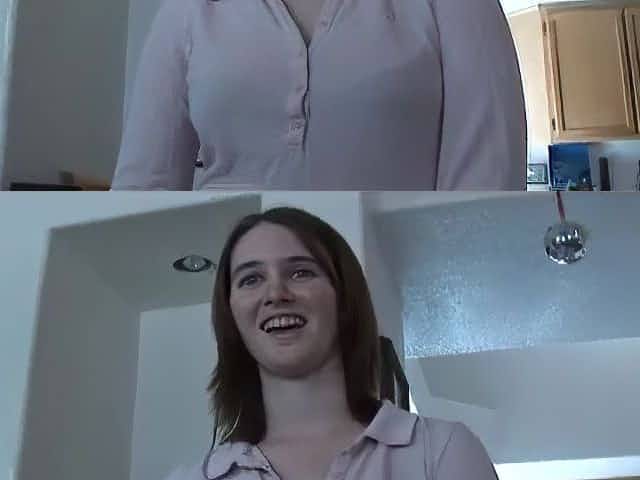 Unsightly old dude bangs Melissa in her 1st time sex auditions