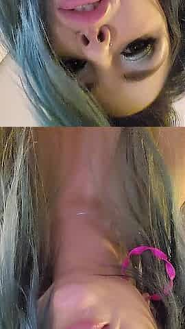 Groaning behind the scenes twerking on a large ebony dong