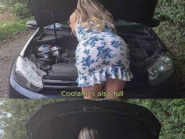 Stranger caught me with car breakdown and helps me out for rimming