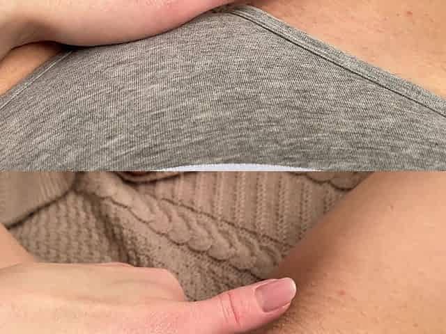 Rubbing My Dripping Wet Pussy with Panties and Cumming with Leg Twitching - Labia Majora