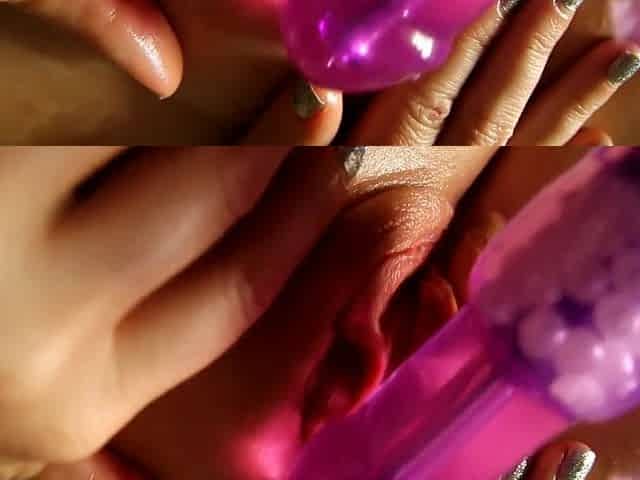 Twat Screw Play Vibrator Finger Screw & Cum - Erotas