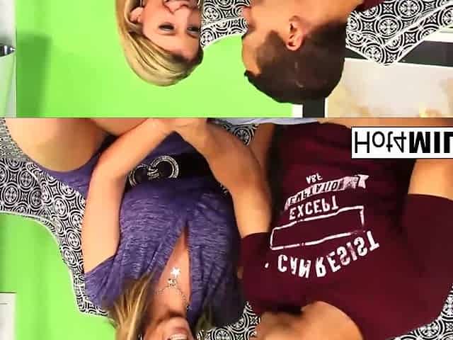 Hot 4 MILF : Busty blonde MILFs share some big black cock