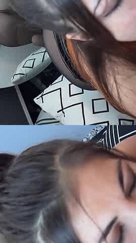 Sexy Brunette MILF in Black Pantyhose Has Try Out Sucking Cock in POV