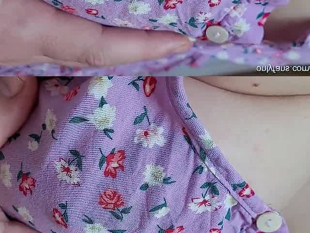 Touching Large Soft Tits Gently