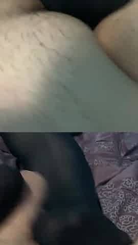 Hot girl gives her boyfriend a hard footjob session and makes him eat his own cum