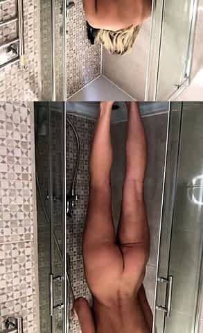 Cute amateur brunette naughty in solo jerking show on camera
