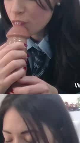College Girl Blowjob Featuring Ava Dalush