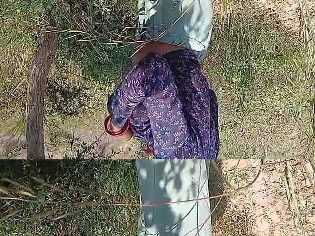 Played Holi in the field with Bhabhi and banged Bhabhi, applied color to Bhabhi's vagina