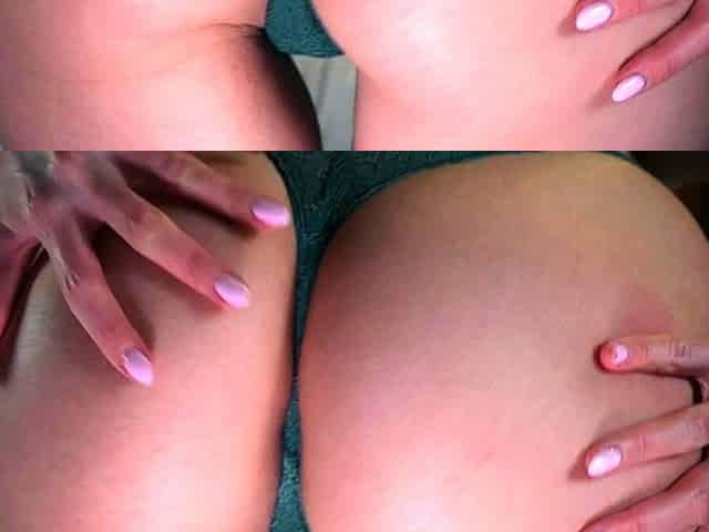 Amateur blondie solo anal masturbation