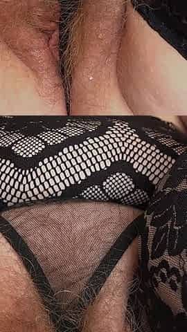 Lick My Mature Pussy in Small Panties and I'll Cum in Your Mouth. Big Cunt Close-up.