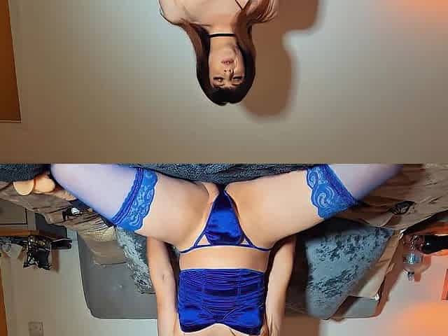 Sissy in Hawt Underware Screws Cum without Snatch with Vibrator