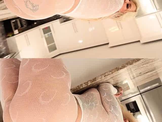 Thick Blond Fucks In The Kitchen