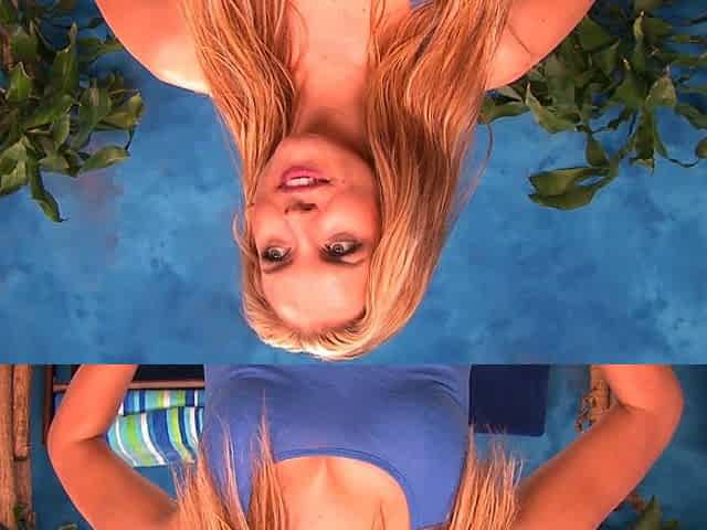 Hot sexy babe has got big boobs