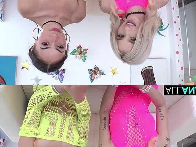 ALL ANAL Emma Rosie's anal and Tiana Blow's BJ particular