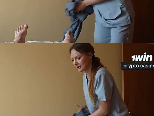 Physiotherapist making me glad end massage for an additional bonus. Part 1