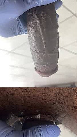 Edging with my glove