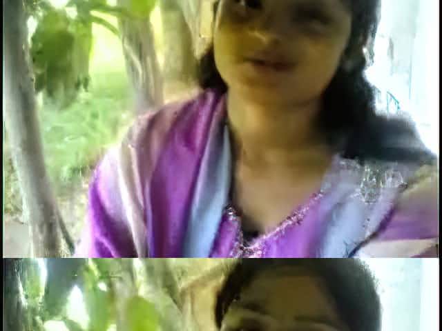 Very sexy Indian girls intimate: sexy time with boyfriend in garden