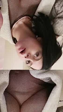 Pregnant MILF Smoking Cigarette