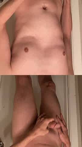 Getting Hard Rubbing Cock