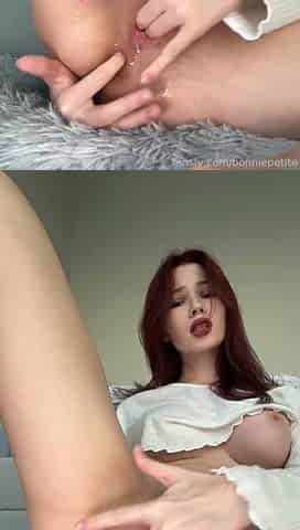 Horny sext British girl Fingering pussy till Cumshot