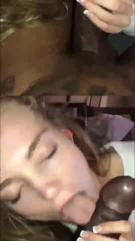 White Addicted To BBC Sucking With All Her Heart