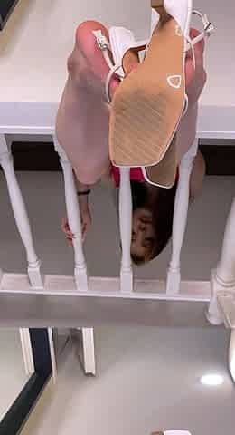 Exotic brunette hardcore foot fetish fuck