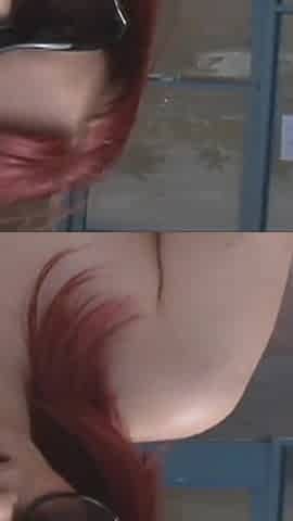 Picked up redhead chick banged in her little pussy