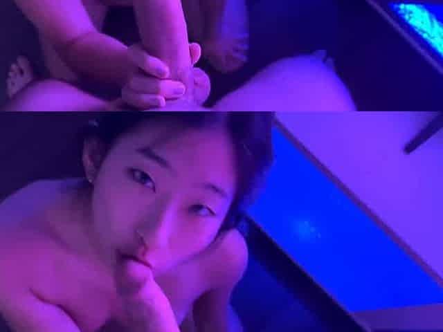 Hot Asian Teen with Perfect Body Sucks and Fucks for a Facial
