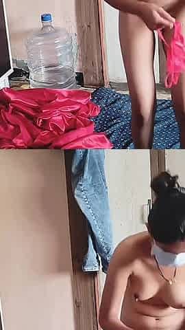 Shivani Trying Bikini First Time