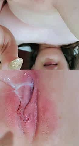 Amateur cunt close up fucking creampie
